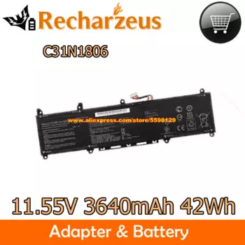 Оригинальный аккумулятор C31N1806 C31PIJ 11,55 в, 3640 мАч, 42Wh для ASUS Adol 13 13FA VivoBook S13 S330FA S330FN S330UA S330UN X330FA X330UA