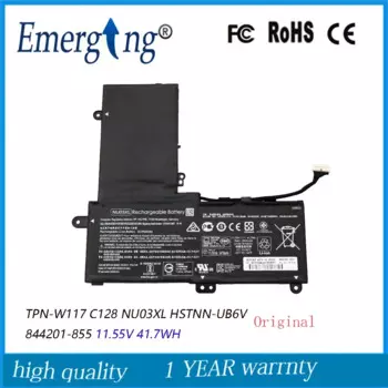 Оригинальный аккумулятор для ноутбука HP Pavilion x360 11-u000 HSTNN-UB6V 11,55-843536 541-844201, 850 в, Вт/ч, NU03XL