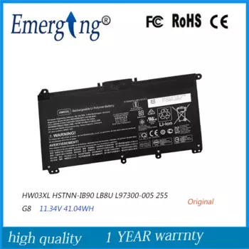 Оригинальный аккумулятор HW03XL для ноутбука HP 15-EG0067ST, 11,34 Вт · ч