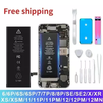 Оригинальный аккумулятор Ic для Iphone 5 6s 6Plus 7 8 Plus X XR XS MAX, литий-ионный аккумулятор для телефона APPLE 11 12 Pro Max