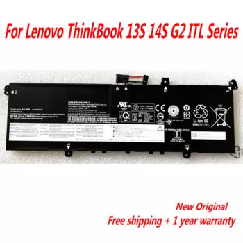 Оригинальный аккумулятор L19M4PDD L19C4PDD для ноутбука Lenovo ThinkBook 13S 14S G2 ITL Series 5B10Z37621 SB10Z37619 5B10Z37617 5B10Z37617 5B10Z37618