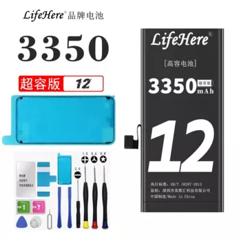 Оригинальный аккумулятор Lifehere 3350 мАч для Apple iPhone 12 A2403 A2402 A2404 A2172, запасные части, батареи для телефона большой емкости