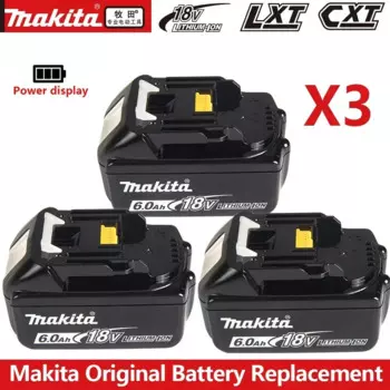 Оригинальный аккумулятор Makita 18 В bl1850b BL1850 bl1860 bl 1860 bl1830 bl1815 bl1840 LXT400 6,0 Ач для инструментов Makita 18 В, дрель