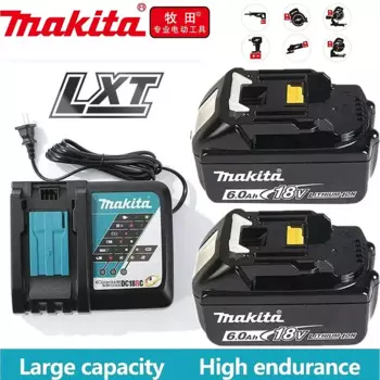 Оригинальный аккумулятор makita BL1850B BL1860 BL1850 BL1840 BL1830 отвертка аккумулятор и зарядное устройство 18 в запасные аккумуляторы для электроинструмента
