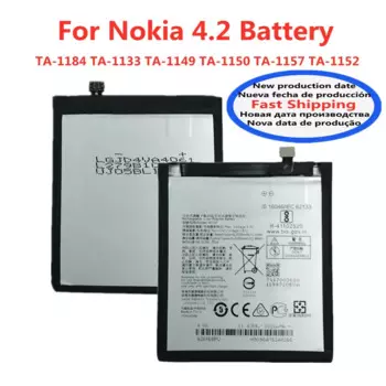 Оригинальный аккумулятор WT330 для Nokia 4,2, TA-1184, TA-1157, TA-1152, TA-1133, TA-1149, TA1150, 3100 мАч, сменный аккумулятор