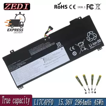 Оригинальный аккумулятор ZEDI L17M4PF0 L17C4PF0 для ноутбука Lenovo Ideapad S530-13 Xiaoxin Air 14 13IWL 5B10R38649 5B10W67314 5B10R38650