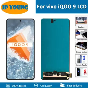Оригинальный AMOLED дисплей 6,56 дюйма для vivo iQOO 9, ЖК-дисплей, сенсорный экран в сборе, сменный аксессуар для VIVO IQOO9, ЖК-экран