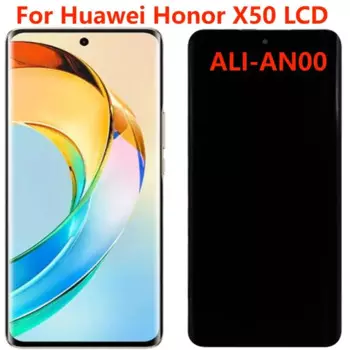 Оригинальный AMOLED дисплей 6,78 дюйма для Huawei Honor X50, ЖК-дисплей с рамкой, сенсорный экран, дигитайзер в сборе, запасные части