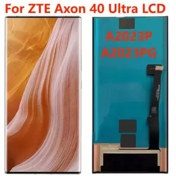 Оригинальный AMOLED дисплей 6,8 дюйма для ZTE Axon 40 Ultra A2023P, ЖК-дисплей с рамкой, детали для замены и ремонта