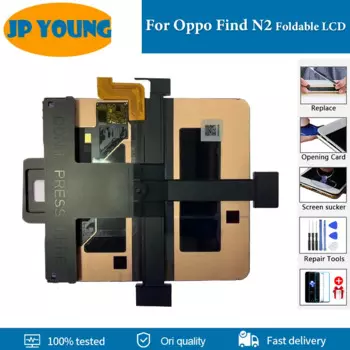 Оригинальный AMOLED дисплей 7,1 дюйма для Oppo Find N2, складной ЖК-дисплей, внутренний экран PGU110, сенсорная панель, дигитайзер в сборе, запасные части