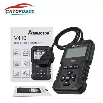 Оригинальный автомобильный полный OBD2 диагностический инструмент V410, автомобильный профессиональный считыватель кодов, сканер, проверка считывания и записи неисправностей двигателя
