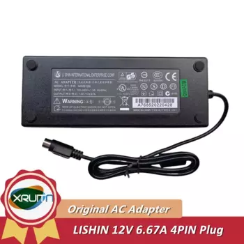 Оригинальный блок питания Lishin 045hin 2b1280 0219B1280 12 В 6.67A 80 Вт AC адаптер для ELO E359019 EA10953A-58 PW201 зарядное устройство для ЖК-монитора