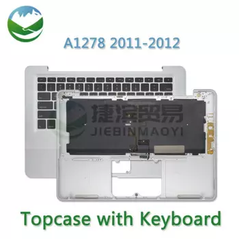 Оригинальный чехол A1278 Topcase Для MacBook Pro 13 "A1278 Top Case с английской клавиатурой US UK 2011 2012 года EMC 2419 EMC 2555 EMC 2554