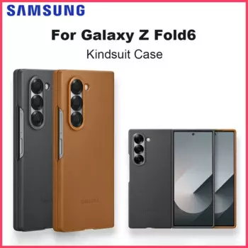 Оригинальный чехол для Samsung Galaxy Z Fold6 Kindsuit для Galaxy Z Fold6, кожаный чехол для смартфона