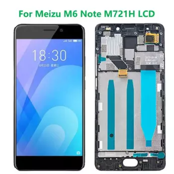Оригинальный дисплей 5,5 дюйма для Meizu M6 Note, ЖК-дисплей с рамкой, сенсорный экран MEILAN Note 6, M721H, M721Q, экран дисплея, стекло в сборе