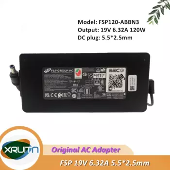 Оригинальный FSP120-ABBN3 19 В 6,32 А 120 Вт импульсный источник питания адаптер переменного тока зарядное устройство для ноутбука Intel зарядное устройство FSP120-ABAN3 5,5*2,5 мм