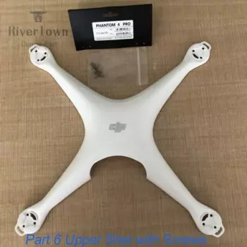 Оригинальный Корпус Корпуса DJI Phantom 4 Pro верхняя средняя крышка шасси с компасным винтом Замена для DJI P4P