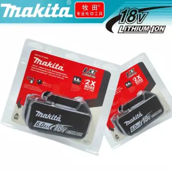 Оригинальный литий-ионный аккумулятор для Makita 18 В 6 Ач с зарядным устройством BL1850, аккумулятор Makita 18 В BL1830BL1840, аккумулятор для электроинструмента