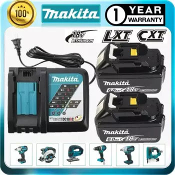 Оригинальный Makita BL1860 BL1850B BL1850 BL1840 BL1830 отвертка аккумулятор и зарядное устройство 18 в запасные аккумуляторы для электроинструмента.