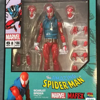 Оригинальный Medicom Mafex масштаб 186 1/12 супергерой фильм алый Человек-паук комикс версия 6 дюймов экшн-фигурки аниме Модели