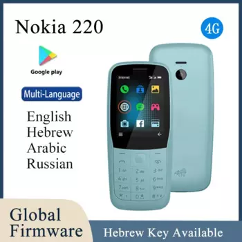 Оригинальный мобильный телефон 220 дюйма, 4G, две SIM-карты, 2,4 дюйма, FM, Bluetooth, разблокированный сотовый телефон, русская, иврит, арабская клавиатура, б/у телефон