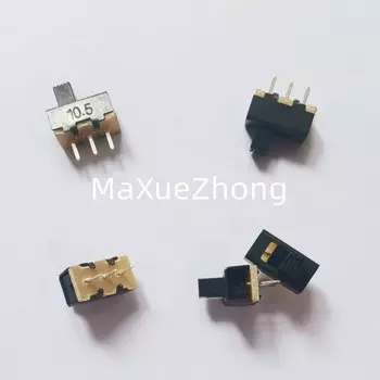 Оригинальный новый маленький тумблер 100% SS12F20, 3-контактный, 2-ступенчатый, горизонтальная ручка, регулируемая ножная рукоятка, игрушечный переключатель