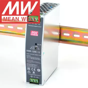 Оригинальный обогреватель для планшетов стандарта Din, обогреватель Meanwell 12 В/10a/120 Вт от постоянного тока к источнику питания постоянного тока, вход 33,6-В постоянного тока
