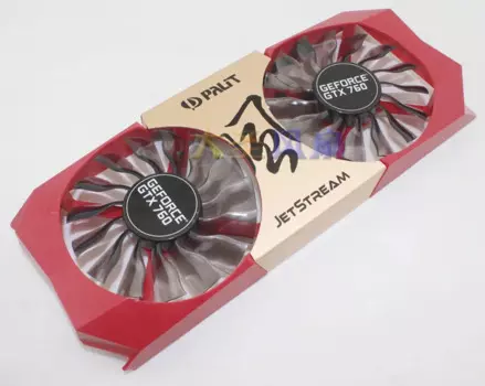 Оригинальный охлаждающий вентилятор для видеокарты PALIT JETSTREAM GEFORCE GTX760 GA92S2H -PFTB 12 В 0,35 А