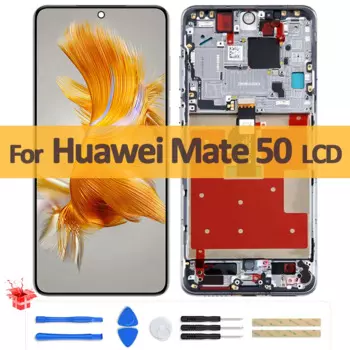 Оригинальный OLED дисплей 6,7 дюйма для Huawei Mate 50, ЖК-дисплей, сенсорный экран, цифровой преобразователь в сборе для Huawei Mate50, Ремонт ЖК-дисплея