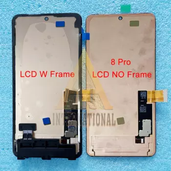 Оригинальный Oled-дисплей 6,7 дюйма для Google Pixel 8 Pro, ЖК-дисплей Pixel 8A + сенсорная панель, дигитайзер, экран с рамкой 6,2 дюйма для Google Pixel 8 GKWS6