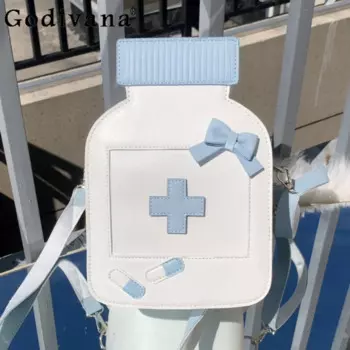 Оригинальный японский стиль Mine, медицинская акварельная система, милая сумка-мессенджер в стиле Лолиты, студенческий женский рюкзак Kawaii, сумки на плечо