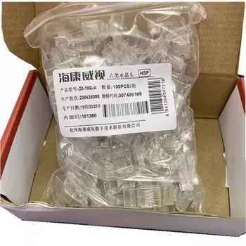 Оригинальный разъем HIKVISION UTP6 RJ45 100 шт.