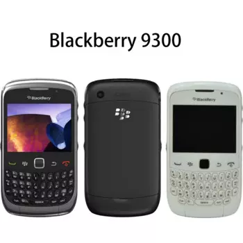 Оригинальный разблокированный мобильный сотовый телефон Blackberry 9300 3G 2,46 дюйма TFT дисплей 2MP WIFI GPS BlackBerryOS Бар Смартфон