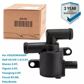 Оригинальный регулирующий клапан охлаждающей жидкости 5Q 0906457 К,5Q 0906457 А,5Q 0906457 Б,5К 090645 H для VW Beetle Beetle Golf Polo Jetta Passat B7/B8 2.0T