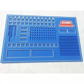 Оригинальный резиновый нескользящий Настольный Рабочий коврик Haoshi для ремонта слесарных инструментов