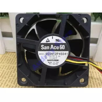 Оригинальный SANYO 6 см 12 в 5000 А 4 контакта PWM двойной шарикоподшипник бесшумный вентилятор 9S0612P4S041 65,7 об/мин куб/мин ПА воздуходувка
