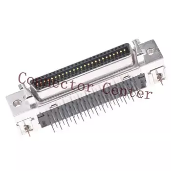 Оригинальный SCSI CN разъем 1,27 мм Шаг 50PIN правый угол 90 градусов FCI FCN-245D050-G/ч