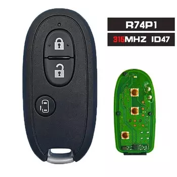 Оригинальный смарт-ключ DIYKEY FCCID: R74P1 с дистанционным управлением, 315 МГц, чип PCF7953 / HITAG 3/47, для российского рынка, для Suzuki Alto Wagon