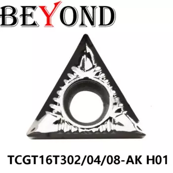 Оригинальный TCGT16T302-AK TCGT16T304-AK TCGT16T308-AK H01 Резец Токарный Инструмент Вставка Токарный Станок CNC TCGT TCGT16T304 Металл Для Алюминия