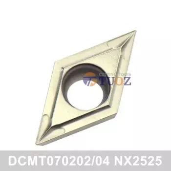 Оригинальный токарный станок DCMT070202 DCMT070204 NX2525 DCMT металлокерамика 070202 070204 токарный резец инструменты CNC DCMT07