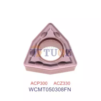 Оригинальный WCMT050308FN чип330 ACP300 WCMT 050308 FN WC05 U буровое долото карбидная вставка токарный станок с ЧПУ Режущий инструмент
