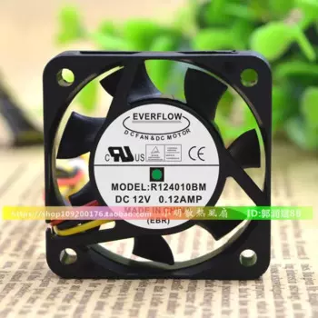 Оригинальный вентилятор охлаждения для чехла EVERFLOW 4010 12 В 0.12A R124010BM 4 см