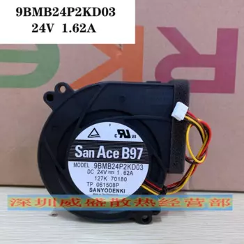 Оригинальный вентилятор SanAce B97 9BMB24P2KD03 24 В 9733 а 4-проводной вентилятор для копировального аппарата охлаждающий вентилятор