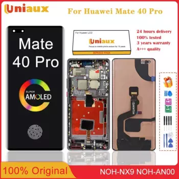 Оригинальный ЖК-дисплей 6,76 дюйма для Huawei Mate 40 Pro, ЖК-дисплей для Mate40 pro, запасные части для дисплея, искусственный сенсорный экран Mate40Pro