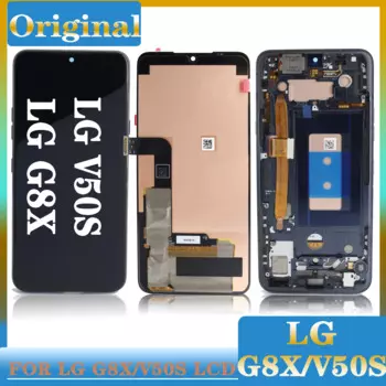 Оригинальный ЖК-дисплей для LG G8X ThinQ, дисплей LLMG850EMW с рамкой для LG V50S, сменный ЖК-дисплей