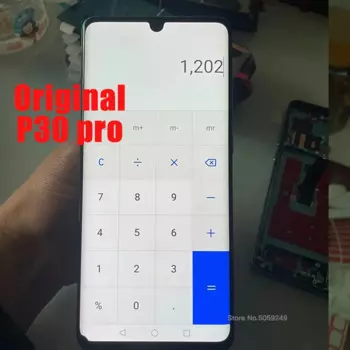 Оригинальный ЖК-дисплей в маленькую точку для Huawei P30 Pro P30Pro, ЖК-дисплей, телефон, дисплей с сенсорным экраном, дигитайзер в сборе, 100% протестирован