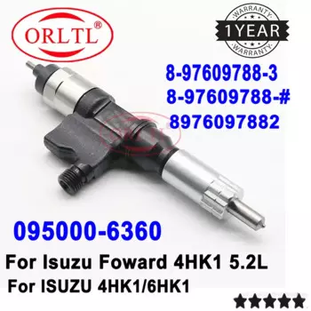 ORLTL 095000 -6360 8976097882 8- 97609788 -3 Автоматическая форсунка дизельного топлива 8976097882 095000 -6365 Для ISUZU 4HK1/6HK 8976097883
