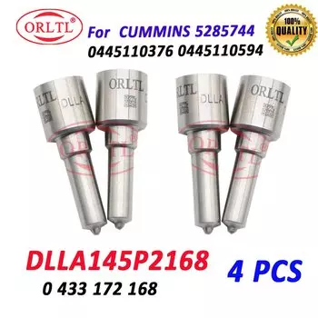 ORLTL DLLA145P2168 Дизельная форсунка 0 433 172 168, форсунки топливной форсунки DLLA 145 P2168 для CUMMINS 5285744 0445110376 0 445 110 594