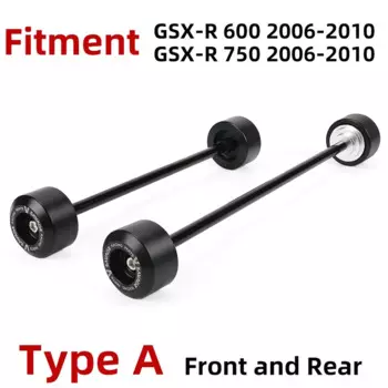 Ось колеса вилка аварийные ползунки защита от столкновений для Suzuki GSX-R GSXR 600 750 GSXR600 GSXR750 2000-2010 катушки маятника подставка
