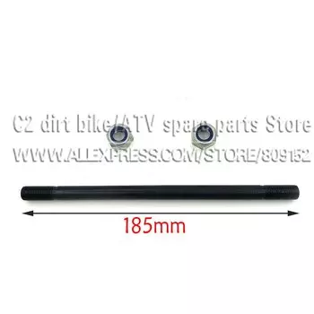 Ось переднего колеса или задние диски 10 мм для 47cc 49cc Mini Moto Dirt Pocket Bike Minimoto Kayo KXD